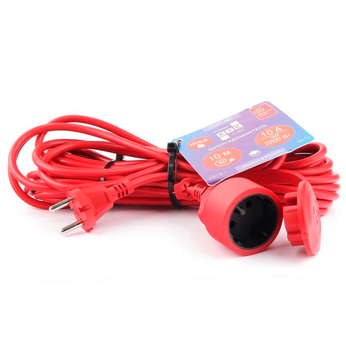 Влагозащищённые силовые удлинители 10/16 А,  IP54